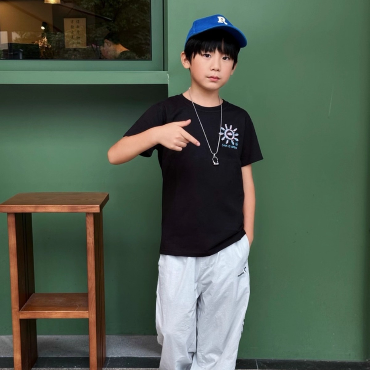 親子ペアルック ソラノカケラTシャツ